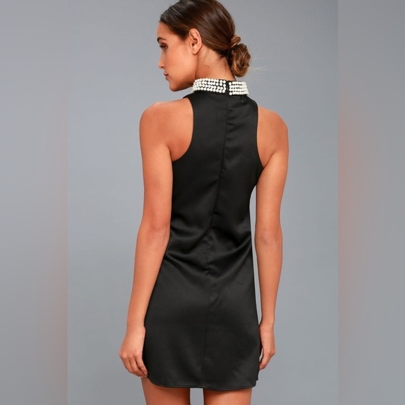 Lulus Hugs and Kisses Black Pearl Dress Size XL - Picture 3 of 14